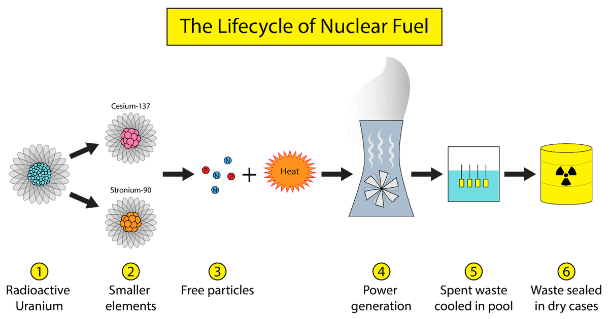 The Lifecycle of nuclear fuel - Current Affairs Wala